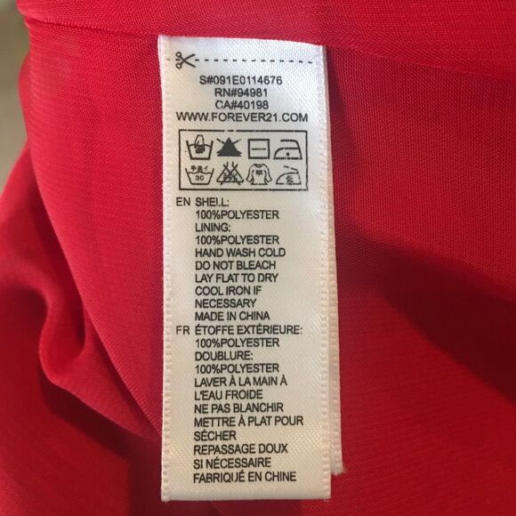 ❤️ Forever 21 Red Cage Dress ❤️ - Picture 15 of 15